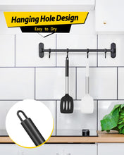 Load image into Gallery viewer, Pack of 2 Silicone Solid Turner, Non Stick Slotted Kitchen Spatulas, High Heat Resistant BPA Free Cooking Utensils, Ideal Cookware for Fish, Eggs, Pancakes(Black)