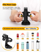 Load image into Gallery viewer, Pack of 2 Stroller Cup Holder, Universal Drink Bottle Holders for Trolleys,Wheelchair, Walker,Bicycle,Bike