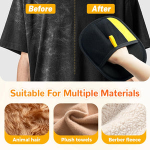 Pet Hair Removal Gloves, 2025 New Electrostatic Pet Hair Remover, Washable Reusable Cat Grooming Gloves for Bed Sheets Couch Clothes Carpet, Premium Pet Care Accessory for Cats and Dogs (1)