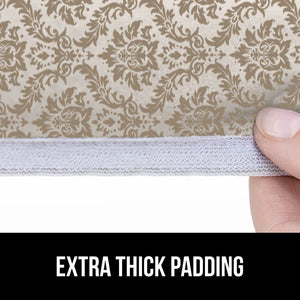 Ironing Board Cover and Pad, Silicone Coating, Thick Scorch Resistant Padding, Heavy Duty Iron Covers Standard Boards, Hook and Loop Fastener Strap, Silver, 15x54