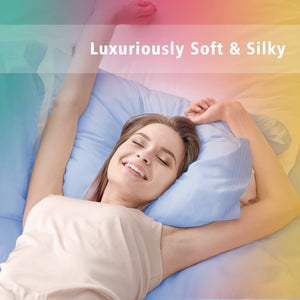 Secura Queen Bed Sheet Set, 4pcs Bedding Sheets & Pillowcases, Soft Microfiber 1800 Thread Count 16" Deep Pocket Luxury Bed Sheets - Hypoallergenic, Wrinkle & Fade Resistant (Black)