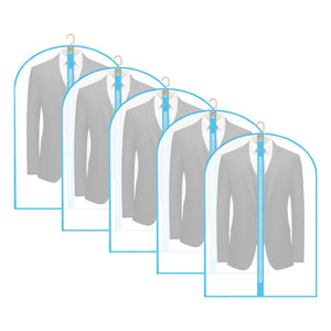 Garment Bags Cover for Hanging Clothes Gowns, 23.6’’×39.1’’,5 Pack Black