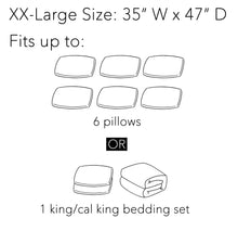 Load image into Gallery viewer, SpaceAid Jumbo Vacuum Storage Bags, Space Saver Sealer Compression Bags for Comforters, Blankets, Pillows, Bedding, Clothes (X-Large 3 Pack)
