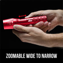 Load image into Gallery viewer, Powerful LED Tactical Flashlight, 750 FT High Lumens 5 Adjustable Modes, Water Resistant, Ultra Bright Zoom Flashlights, Small Mini Flash Light, Camping, Night Dog Walking, Turquoise