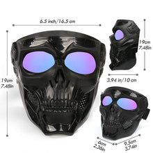 Load image into Gallery viewer, Outamateur Skull Goggle Mask Riding Mask Safety Road Riding UV Motorbike Glasses