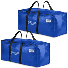 Load image into Gallery viewer, ClearSpace Extra Heavy Duty Moving Bags with Zipper, 6 Pack – Extra Large Storage Bags for Clothes, Moving Boxes or Packing for Organization - Clothing Storage with Carrying Handles