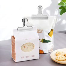 Load image into Gallery viewer, Pack of 8 Bag Clips, Stainless Steel and Heavy Duty Metal Bag Clip,Tightly Seals Chip, Coffee, Bread or Cereal Bags to Keep Food Fresh, for Home, Kitchen, Office, Pantry, Camping (Rainbow)