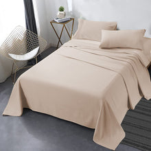 Load image into Gallery viewer, Secura Queen Bed Sheet Set, 4pcs Bedding Sheets &amp; Pillowcases, Soft Microfiber 1800 Thread Count 16&quot; Deep Pocket Luxury Bed Sheets - Hypoallergenic, Wrinkle &amp; Fade Resistant (Black)