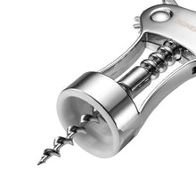 Load image into Gallery viewer, Beneno Wine Opener, Zinc Alloy Premium Wing Corkscrew with Multifunctional Bottles Opener, Sharp Wine Corkscrew with Ergonomic Non-Slip Wing Handle, Upgrade