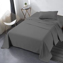 Load image into Gallery viewer, Secura Queen Bed Sheet Set, 4pcs Bedding Sheets &amp; Pillowcases, Soft Microfiber 1800 Thread Count 16&quot; Deep Pocket Luxury Bed Sheets - Hypoallergenic, Wrinkle &amp; Fade Resistant (Black)