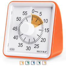 Load image into Gallery viewer, Secura 60-Minute Visual Timer, Classroom Timer, Countdown Timer for Kids and Adults, Time Management Tool for Teaching (Blue &amp; Blue)