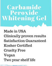 Load image into Gallery viewer, 10 Syringes (3ml) New Strongest 44% Carbamide Peroxide Teeth whitening Gel (Mouth Trays NOT Included)