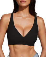Load image into Gallery viewer, Women Deep V Jelly Bra Push Up Wireless Bralettes No Underwire Comfortable Padded Seamless T-Shirt Plunge Bras
