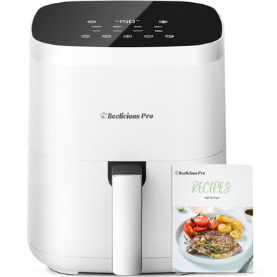 Air Fryer, Beelicious 8-in-1 Smart Compact 4QT Air Fryers, Shake Reminder,450°F Digital Airfryer with Flavor-Lock Tech,Tempered Glass Display, Dishwasher-Safe & Nonstick, Fit for 1-3 People, Avo Green
