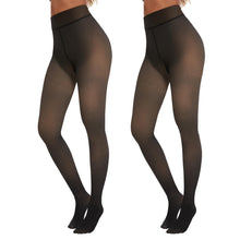 Load image into Gallery viewer, TNNZEET Fleece Lined Tights Women — Pantyhose Colorful Opaque Black Sheer Thermal Winter Warm Leggings Under Dress