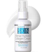 Load image into Gallery viewer, Admire My Skin Collagen Cream Moisturizer For Dry Skin - Hyaluronic Acid Cream - Non Comedogenic Hydrating Cream Eliminates Dull Dry Skin for That Healthy Youthful Glow 2oz