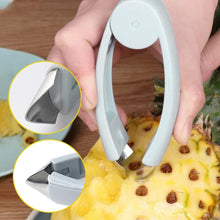 Load image into Gallery viewer, Multifunctional Pineapple Eye Remover, 2024 New Pineapple Corer and Slicer Pineapple Cutter, Premium Pineapple Peeler Quickly Cut and Remove Stems From Fruits Strawberry Stem Remover Tool (2)