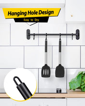Load image into Gallery viewer, Pack of 2 Silicone Solid Turner, Non Stick Slotted Kitchen Spatulas, High Heat Resistant BPA Free Cooking Utensils, Ideal Cookware for Fish, Eggs, Pancakes(Black)