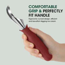 Load image into Gallery viewer, Beneno Heavy Duty Ice Cream Scoop - Upgraded Anti-Fracture Design, Comfortable Grip Long Handle, Effortless Scooping &amp; Dishwasher Safe, Black