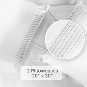 Secura Queen Bed Sheet Set, 4pcs Bedding Sheets & Pillowcases, Soft Microfiber 1800 Thread Count 16" Deep Pocket Luxury Bed Sheets - Hypoallergenic, Wrinkle & Fade Resistant (Black)