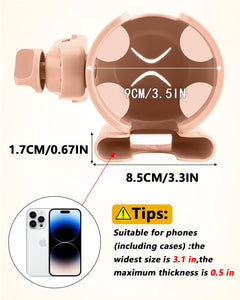 Universal Stroller Cup Holder with Mobile Phone Case, 2-in-1 Strollers Storage Rack, 360 Degrees Rotation Drink Holder for Bike, Pushchair, Wheelchair, Walker,Bicycle, Fits Most Cups