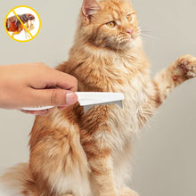 Load image into Gallery viewer, Multifunctional Pet Grooming Comb - 2023 New 2 in 1 Dual-Sided Comb for Tear Stain Removal, Massage and Grooming Small Dogs and Puppies (White)