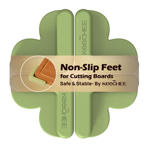 Silicone Non-Slip Feet for Cutting board, Preventing Cutting Injuries in the Kitchen Chopping Boards Feet for Kitchen Safe, Warm Gifts for Kitchen & Home Protector (Brown)