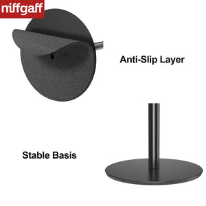 Toilet Paper Holder Stand and Dispenser for 4 Spare Rolls, Stainless Steel Free-Standing Toilet Tissue Paper Roll Storage Shelf