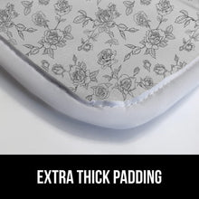Load image into Gallery viewer, Ironing Board Cover and Pad, Silicone Coating, Thick Scorch Resistant Padding, Heavy Duty Iron Covers Standard Boards, Hook and Loop Fastener Strap, Silver, 15x54