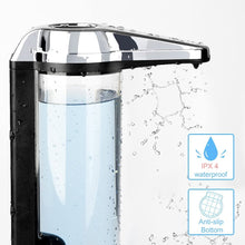 Load image into Gallery viewer, Secura 17oz Automatic Liquid Soap Dispenser, Touchless Battery Operated Hand Soap Dispenser with Adjustable Soap Dispensing Volume Control Dial, Personal Care Dispenser for Household Use (Chrome)