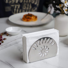 Load image into Gallery viewer, Napkin Holder Set of 2 - Stainless Steel Napkin Holders for Tables Modern Serviette Holder Tissue Dispenser Perfect for Outdoor Events (Silver-1)