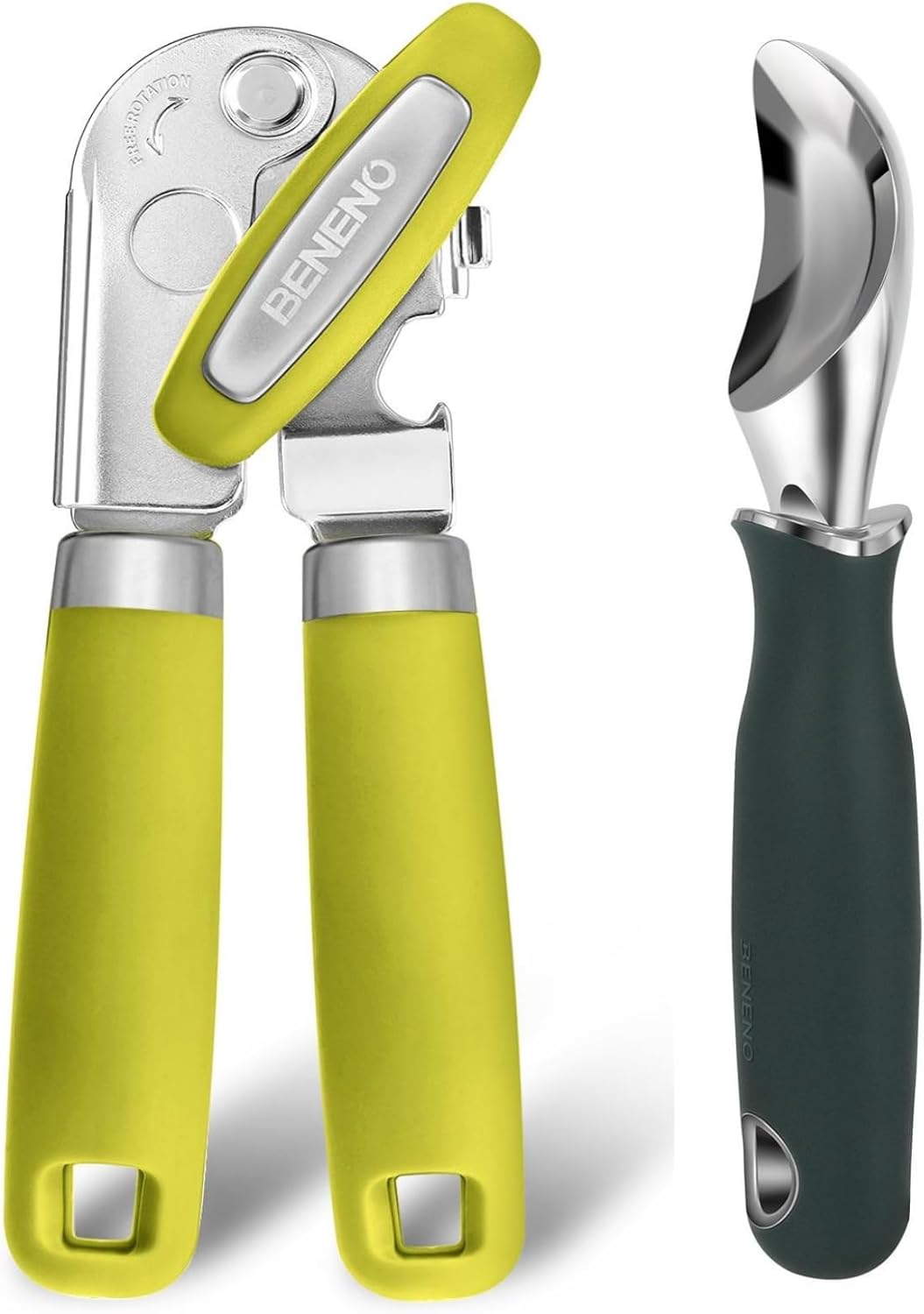 Beneno Can Opener with Ice Cream Scoop Bundle