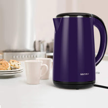 Load image into Gallery viewer, Secura Original Stainless Steel Double Wall Electric Water Kettle 1.8 Quart with Auto Shut-Off &amp; Boil-Dry Protection, Black Onyx SWK-1701DA/HB-3227B