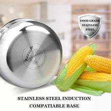 Load image into Gallery viewer, Duxtop Whole-Clad Tri-Ply Stainless Steel Saucepan with Lid, 3 Quart, Kitchen Induction Cookware