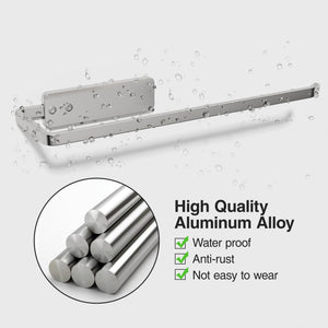 Paper Towel Holder Under Cabinet - Wall Mounted Paper Towel Holder No Drilling, Adhesive Under Cabinet Roll Holder, Black Kitchen Towel Holder, 31 x 8 x 3.5 cm, Aluminum, Black