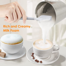 Load image into Gallery viewer, Secura 4-in-1 Automatic Milk Frother, 17oz Teflon-Free Stainless Steel Jug, Hot/Cold Foam Maker &amp; Milk Warmer for Latte, Cappuccino, Macchiato, Hot Chocolate, Includes Silicone Spatula &amp; 2 Whisks