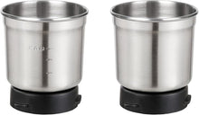 Load image into Gallery viewer, Secura Electric Coffee and Spice Grinder Replacement Parts Stainless Steel Removable Bowl Set for Model SP-7412, 2 Electric Blade Grinder Bowls