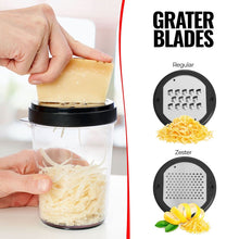 Load image into Gallery viewer, Mandoline Slicer Spiralizer &amp; Vegetable Slicer, Zucchini Noodle Maker, Onion &amp; Food Chopper, Veggie Spiral Cutter &amp; Grater (4 in 1)