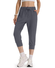 Load image into Gallery viewer, TNNZEET Women's Joggers with Pockets - High Waisted Sweatpants Tapered Leg Drawstring Lightweight Athletic Pants