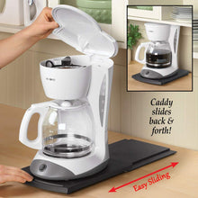 Load image into Gallery viewer, HauSun Handy Sliding tray Sliding Tray Mat for Coffee Maker,Kitchen Appliance Moving Caddy,Countertop Stoage for Air Fryer, Blender, Stand Mixer,Food Processors,1 set
