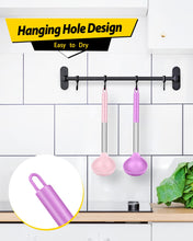 Load image into Gallery viewer, Pack of 2 Ladle Spoon,Silicone Large Spoon for Soup,Non Stick Kitchen Utensils with High Heat Resistant,BPA Free Perfect Kitchen Tools for Cooking, Stirring,Serving Soups (GREY-BLUE)