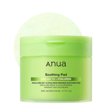 Load image into Gallery viewer, Anua Azelaic 10 Hyaluron Redness Soothing Pad, Troubled &amp; Spot Care with Korean toner pads, Quick &amp; Easy Stretchable Facial Mask with Azelaic acid, Hyaluronic Acid, Korean Skin Care (90 pads)