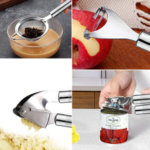 Load image into Gallery viewer, Kitchen Utensils Set- 35 PCs Cooking Utensils with Grater,Tongs, Spoon Spatula &amp;Turner Made of Heat Resistant Food Grade Silicone and Wooden Handles Kitchen Gadgets Tools Set for Nonstick Cookware
