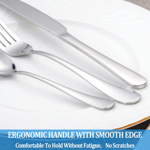 Dinner Spoon Set,16 Pcs 7.3" Tablespoons,Premium Food Grade 18/10 Stainless Steel Spoons,Durable Metal Spoons,Tablespoon,Silverware Spoons Only,Mirror Finish & Dishwasher Safe,Use for Home,Restaurant