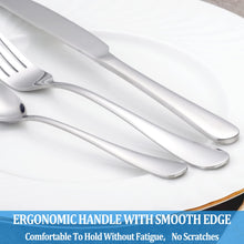 Load image into Gallery viewer, Dinner Spoon Set,16 Pcs 7.3&quot; Tablespoons,Premium Food Grade 18/10 Stainless Steel Spoons,Durable Metal Spoons,Tablespoon,Silverware Spoons Only,Mirror Finish &amp; Dishwasher Safe,Use for Home,Restaurant