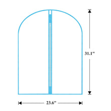 Load image into Gallery viewer, Garment Bags Cover for Hanging Clothes Gowns, 23.6’’×39.1’’,5 Pack Black