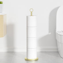 Load image into Gallery viewer, Toilet Paper Holder Stand(with Reserve Function), Free-Standing Spare Rolls Storage Holder, Stainless Steel