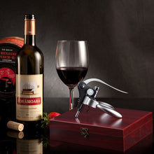 Load image into Gallery viewer, Wine Opener,Wine Bottle Opener, Wine Accessories Areator Wine Opener Kit, Red wine Corkscrew Set with Wood Case,Wine Gift with Luxury Packaging