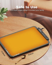 Load image into Gallery viewer, BW450 Dark Gray Food Warming Mat Bundle with BW701 Dark Blue Electric Warming Tray