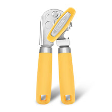 Load image into Gallery viewer, Beneno Can Opener Manual with Magnet, Hand Held Heavy Duty Can Opener with Durable Sharp Blade Smooth Edge, Big Effort-Saving Knob, Soft Grip Rubber Handle, Multifunctional Bottle Opener, Green